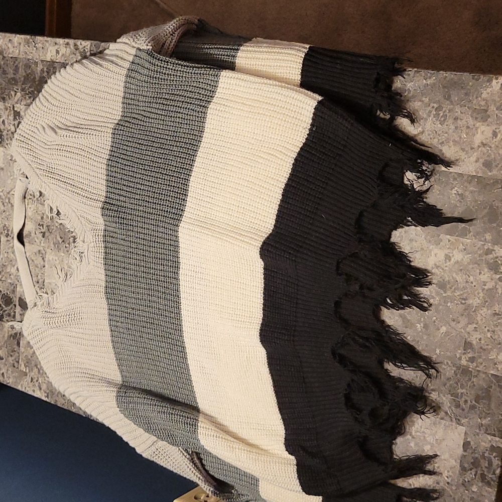 Rue 21 oversized distressed sweater